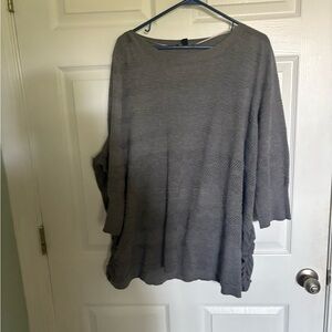 Lane Bryant Charcoal Knit Top